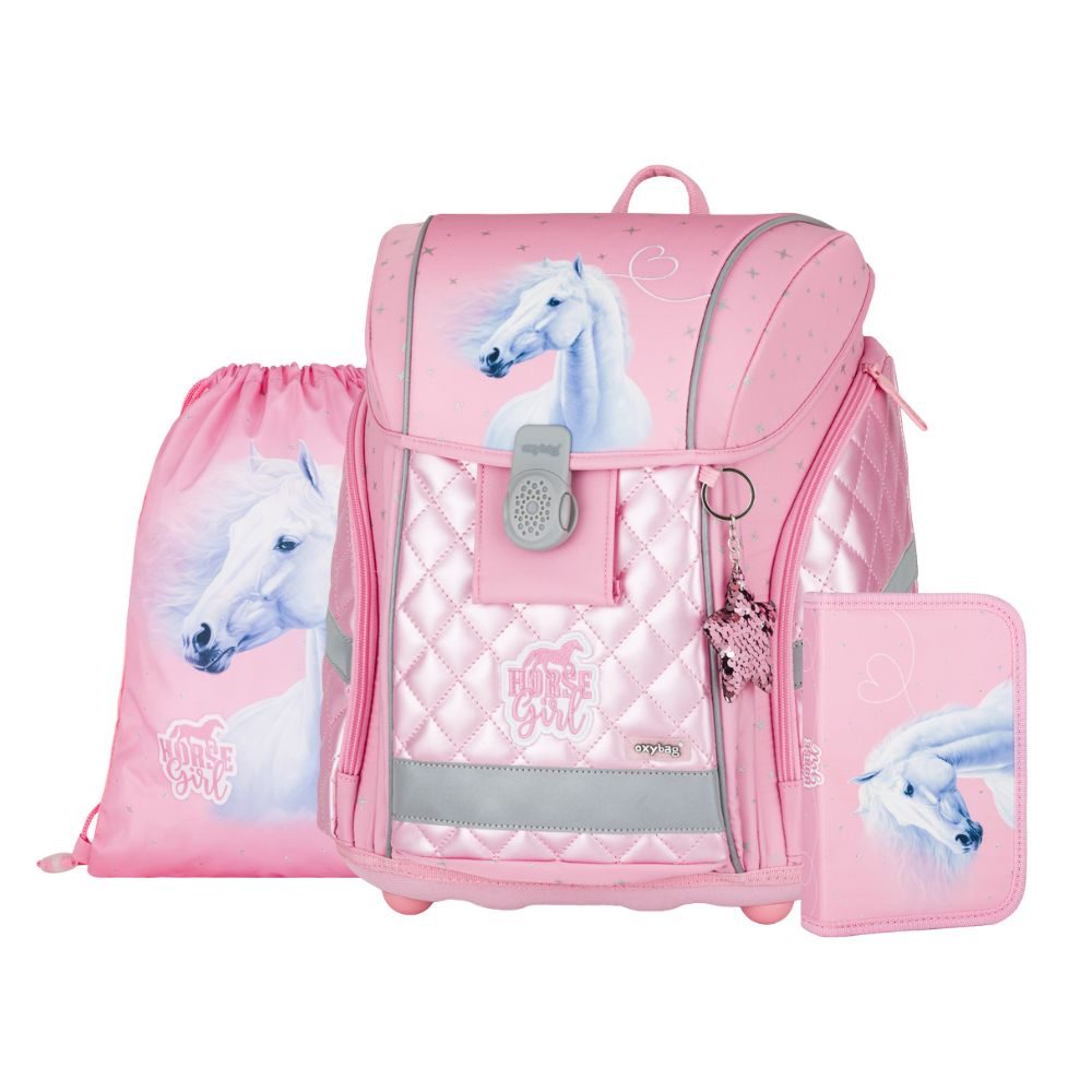 Karton P+P Školní set 3ks PREMIUM LIGHT kůň romantic