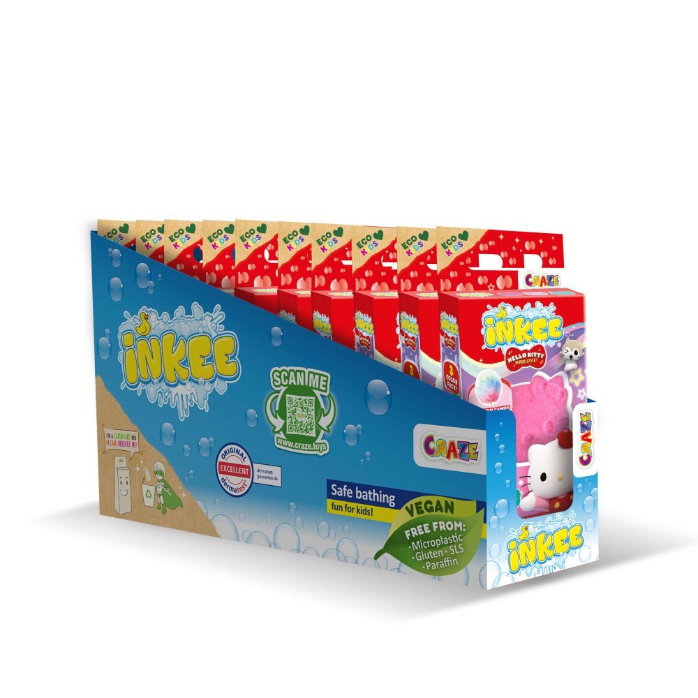 INKEE - Mini pack šumivá bomba - Hello Kitty (obrázek 8)