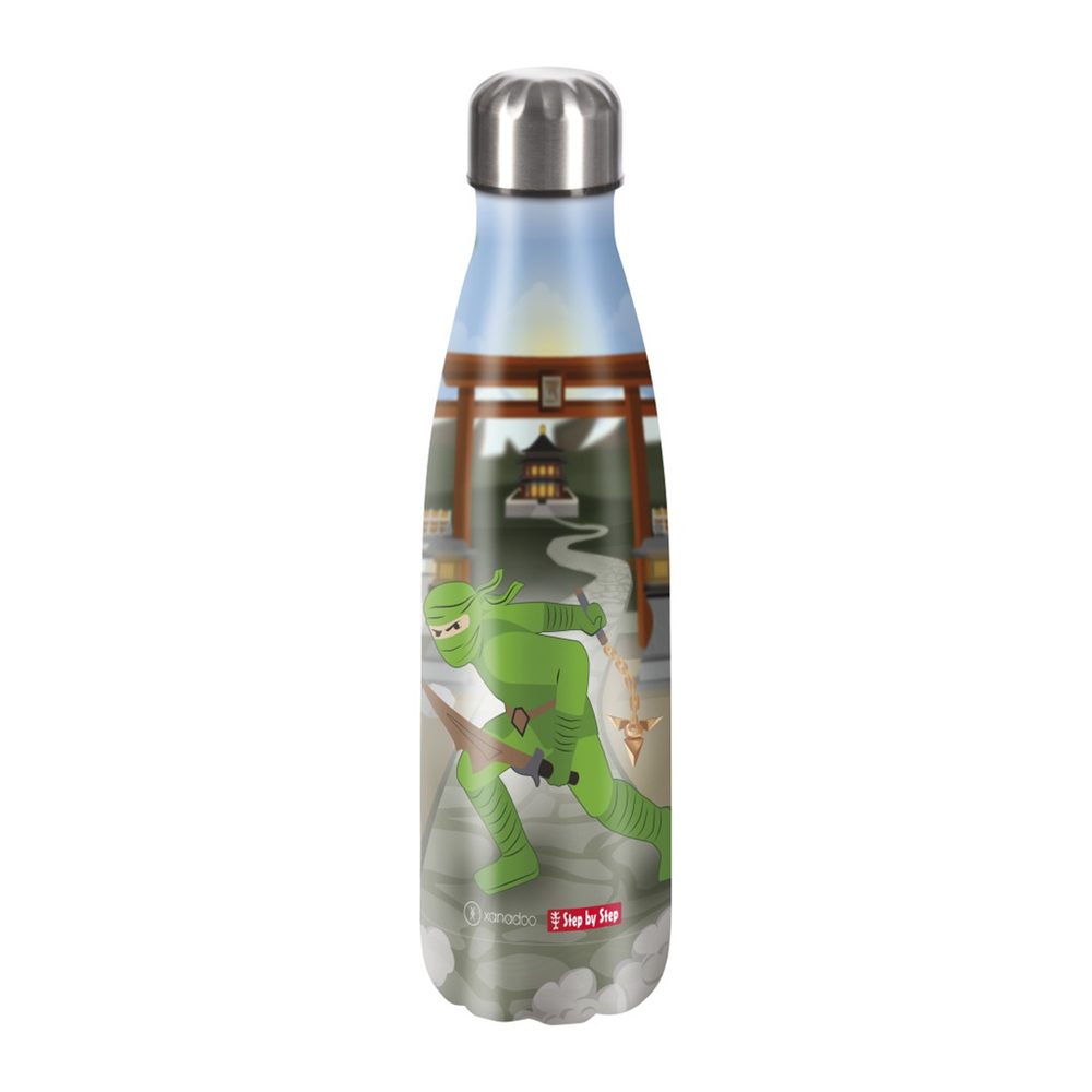 Levně Izolovaná láhev na pití z nerezové oceli 0,5 l, Ninja Kimo