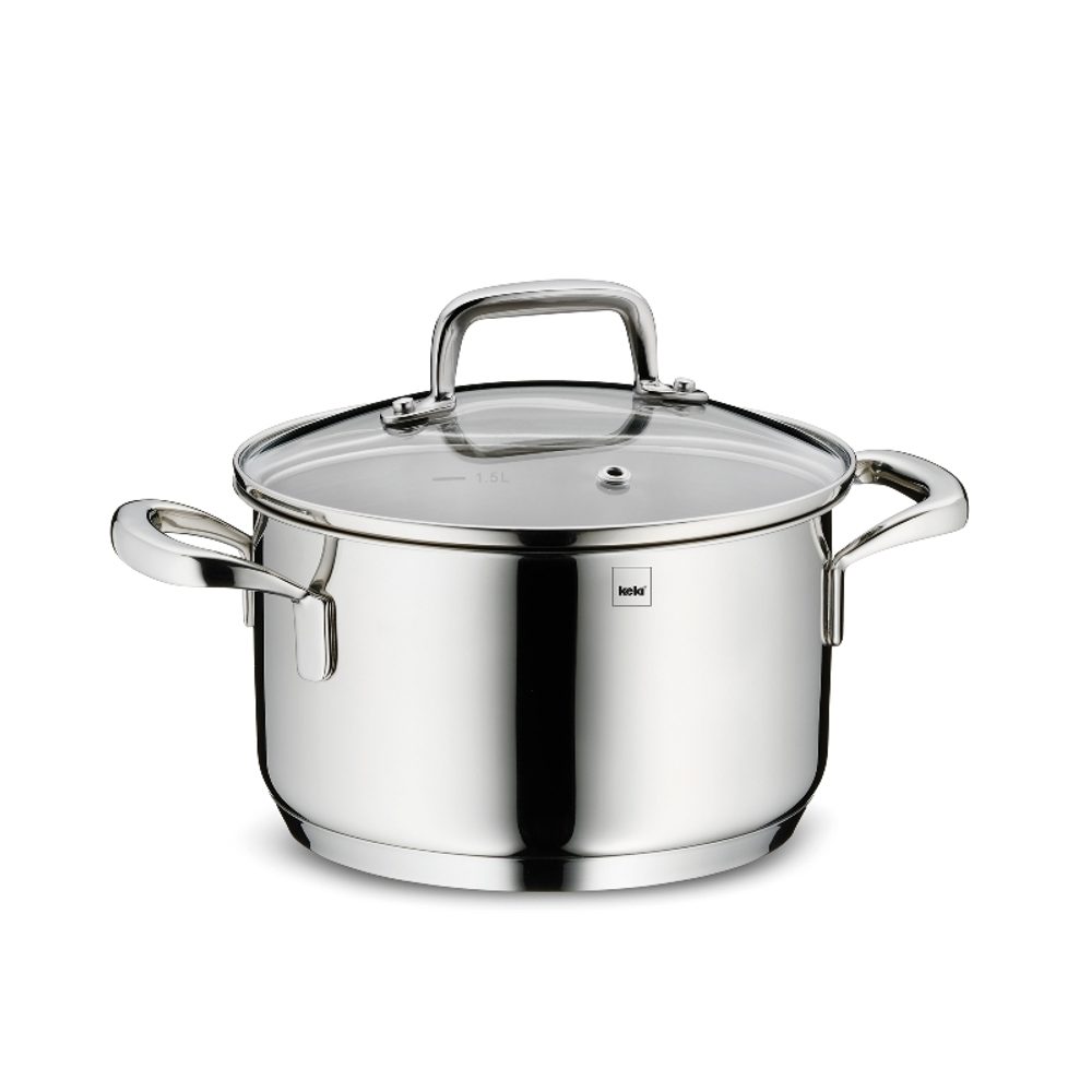 Levně KELA Hrnec s poklicí nerez 18/10 FLAVORIA 16 cm KL-10174
