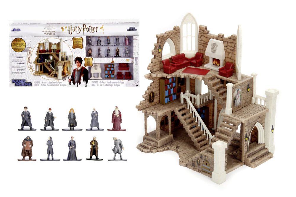 Levně Harry Potter Nebelvírská věž s nanofigurkami