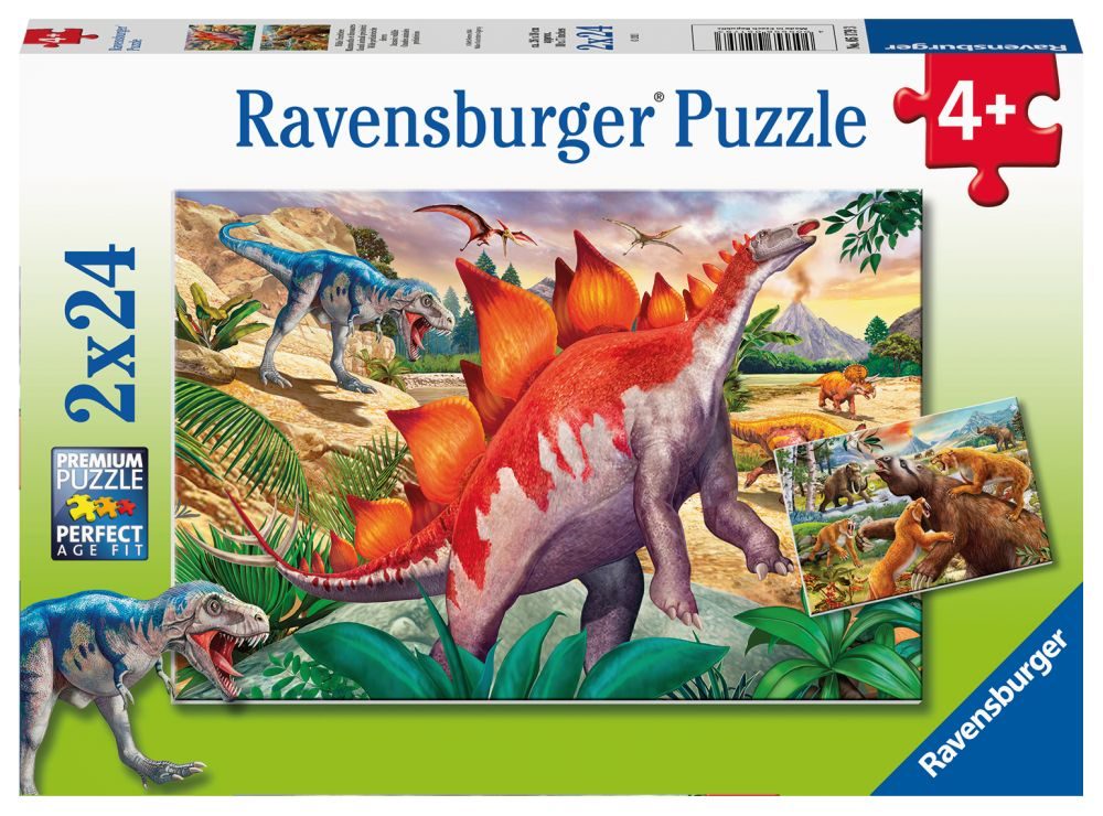 Levně Svět dinosaurů 2x24 dílků