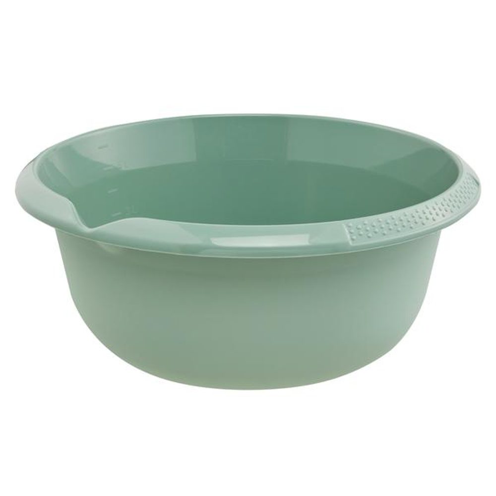 Levně Keeeper MISKA KULATÁ S VÝLEVKOU 32X13CM, 6L,SEV.ZELENÁ