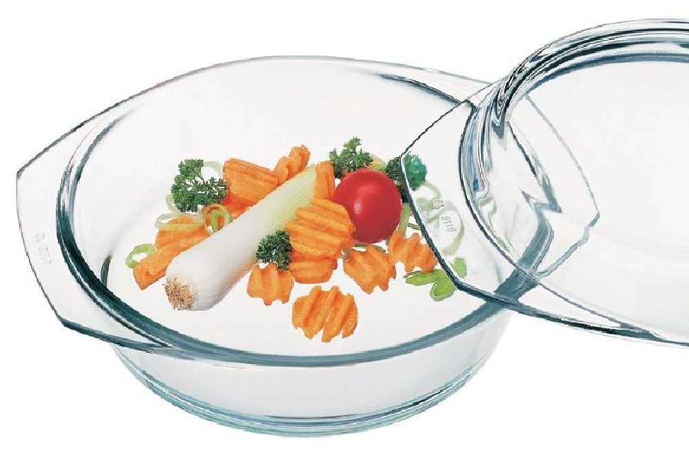 Levně mísa 1,5 l kulatá+0,6l víko,d205x93mm,var.sklo,zapék. SIMAX