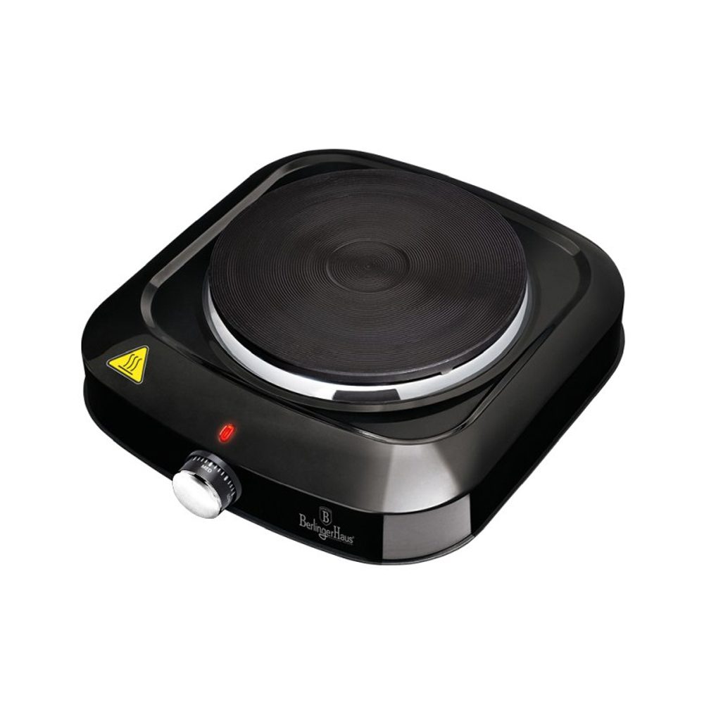 Levně BERLINGERHAUS Elektrický vařič jednoplotýnkový 1500 W Black Silver Collection BH-9463