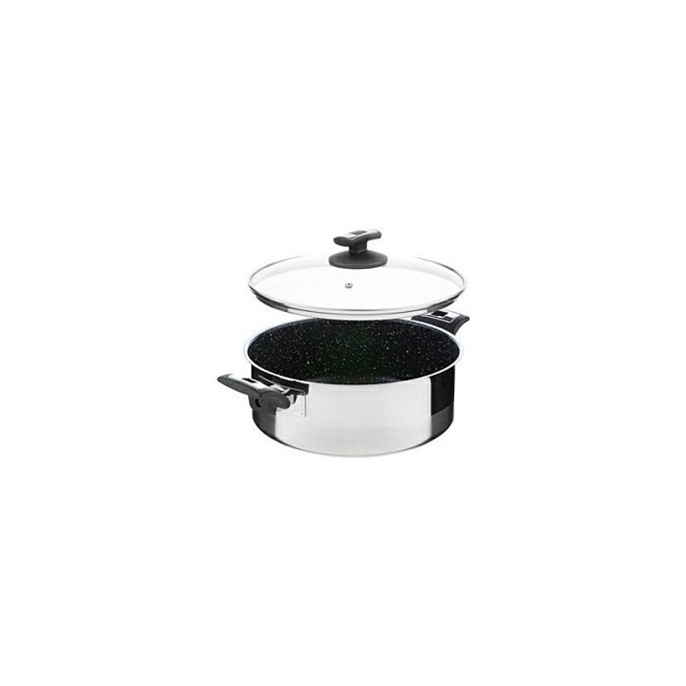 rendlík+PO d26cm, CERAMMAX PRO COMF., 4,5l černý granit, NR