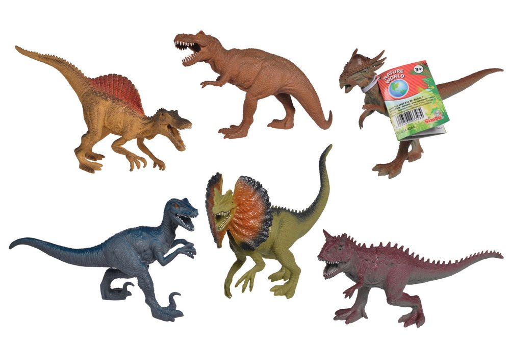 Levně Gumový dinosaurus 17-22cm, 6 druhů
