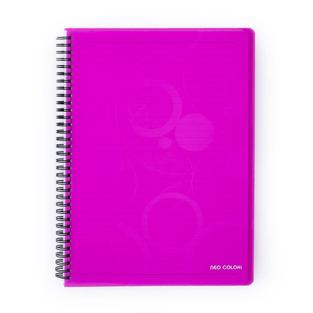 Levně Twin wire blok A4 PP NEO COLORI růžová