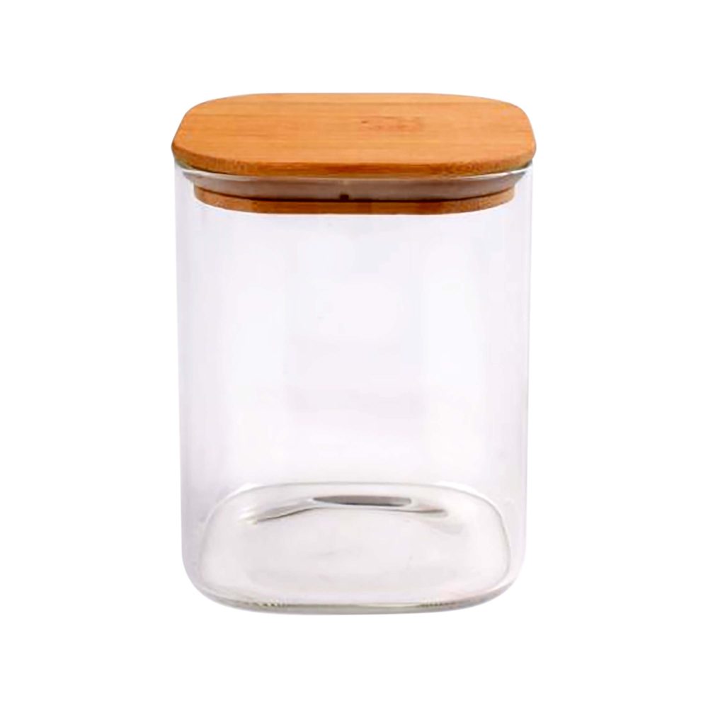 TORO DÓZA S BAMBUS VÍČKEM 930ML BOROSILIKÁT 10X12.7CM
