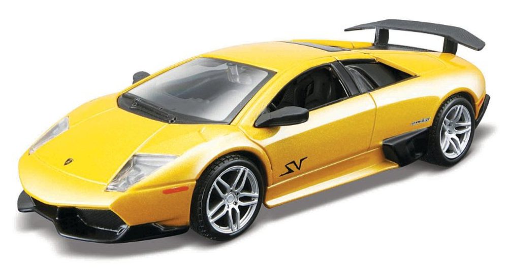 Levně Bburago - Auta HOBBY, Murciélago LP 670-4 SV, žlutá metalíza, 1:32