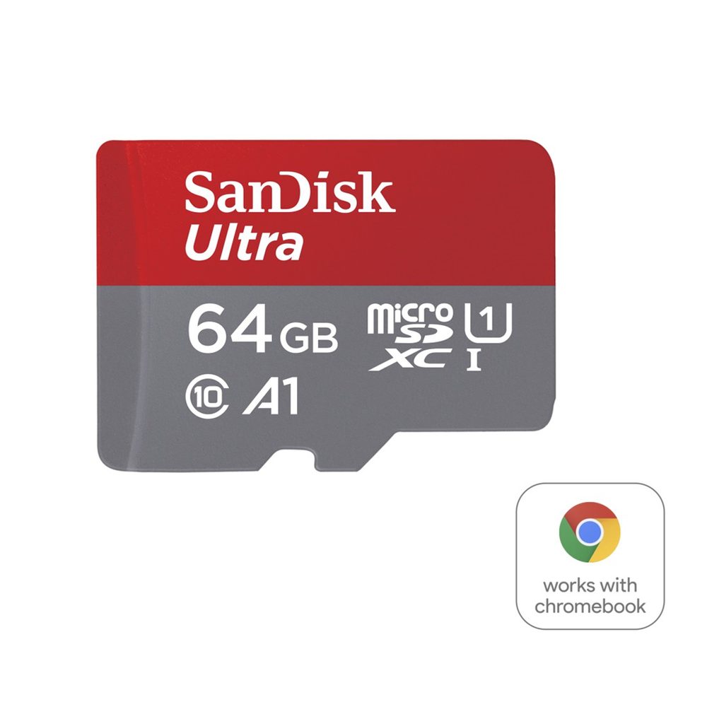 Levně SanDisk Ultra microSDXC card for Chromebooks 64 GB, 140 MB/s, UHS-I, s adaptérem