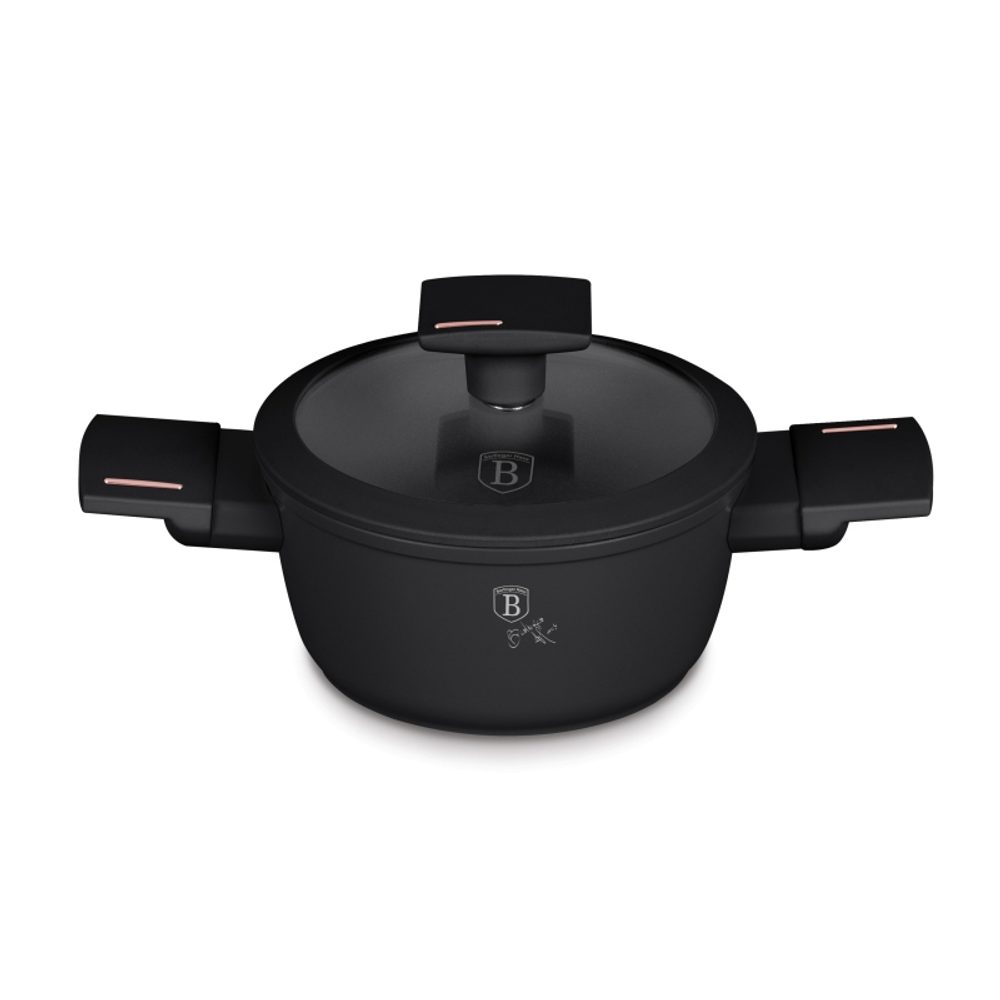 BERLINGERHAUS Kastrol s titanovým povrchem a poklicí pro děti 14 cm Monaco Collection BH-8285