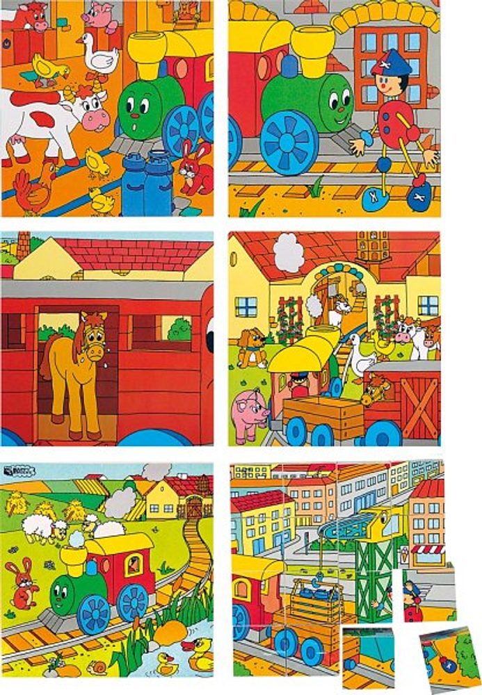 Levně WOODY Kubus 4x4 "Mašinka"