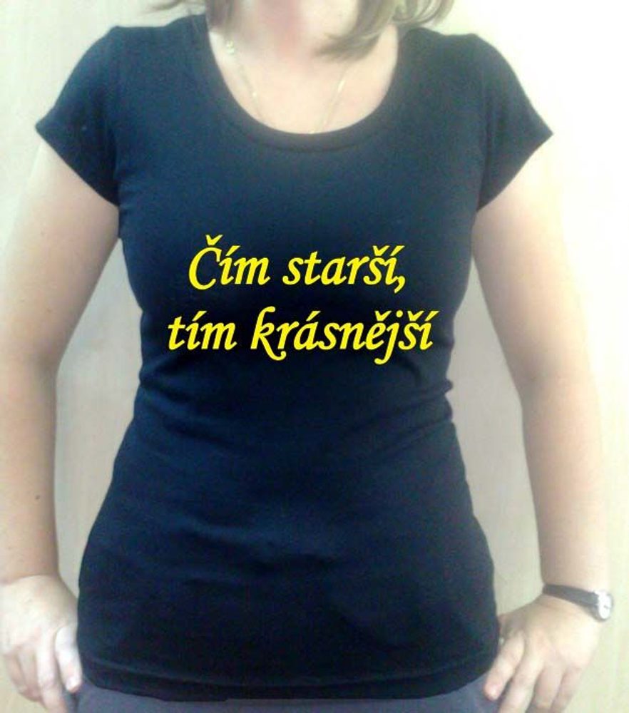 Levně Čím starší, tím krásnější - L černá