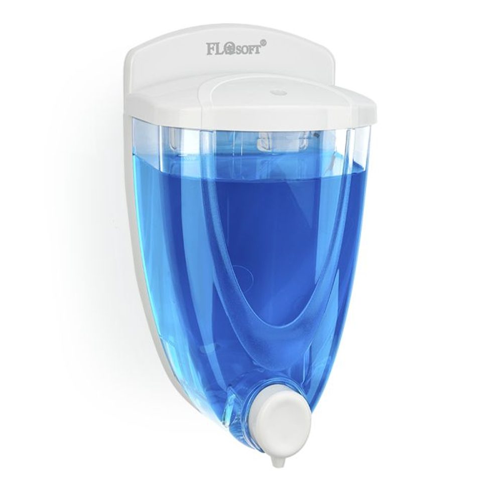 Levně dávkovač 0,65l mýdla UH čirý (KNK), na zeď, plast
