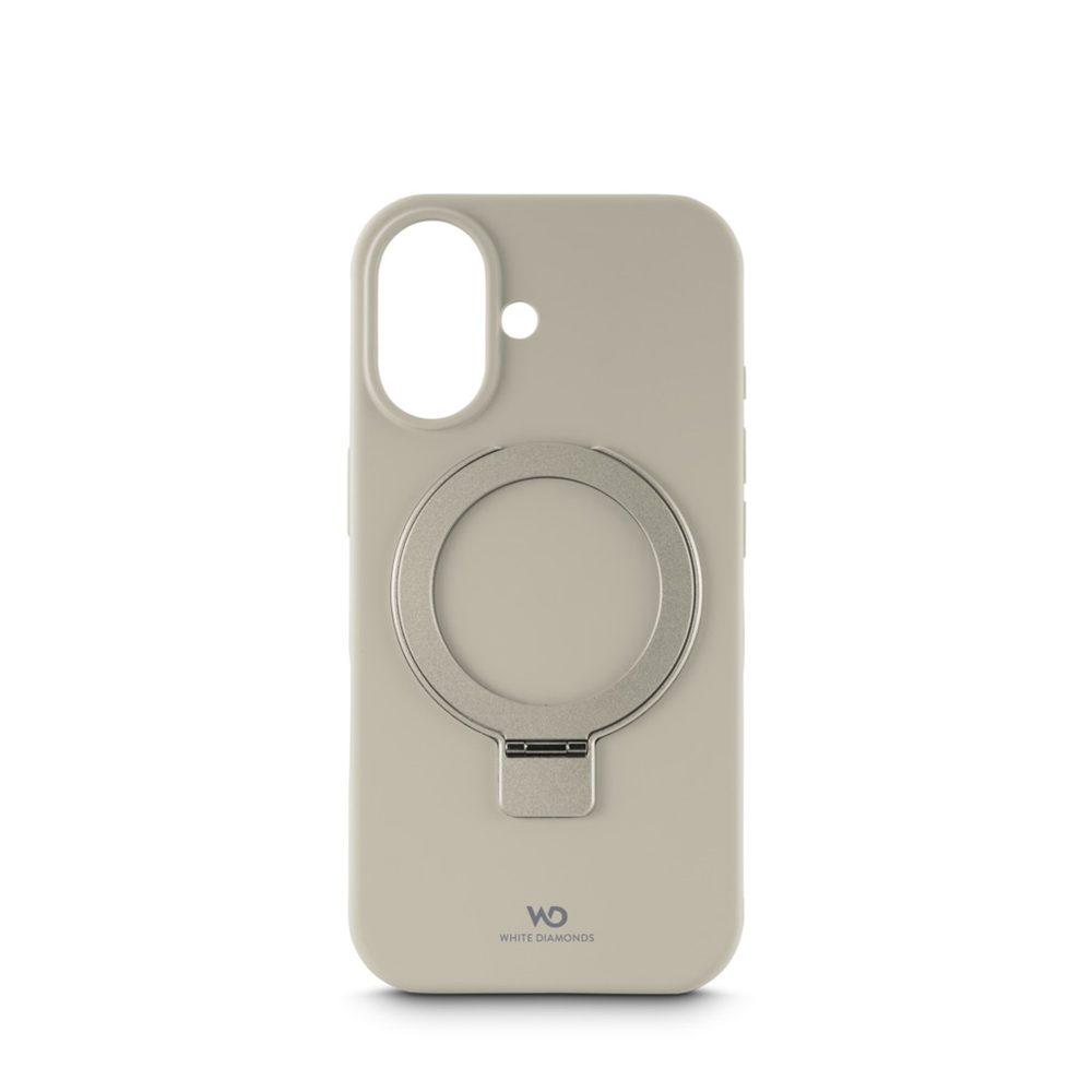Levně White Diamonds Mag Urban Stand Case, kryt pro Apple iPhone 17, MagSafe kompatibilní, pískový