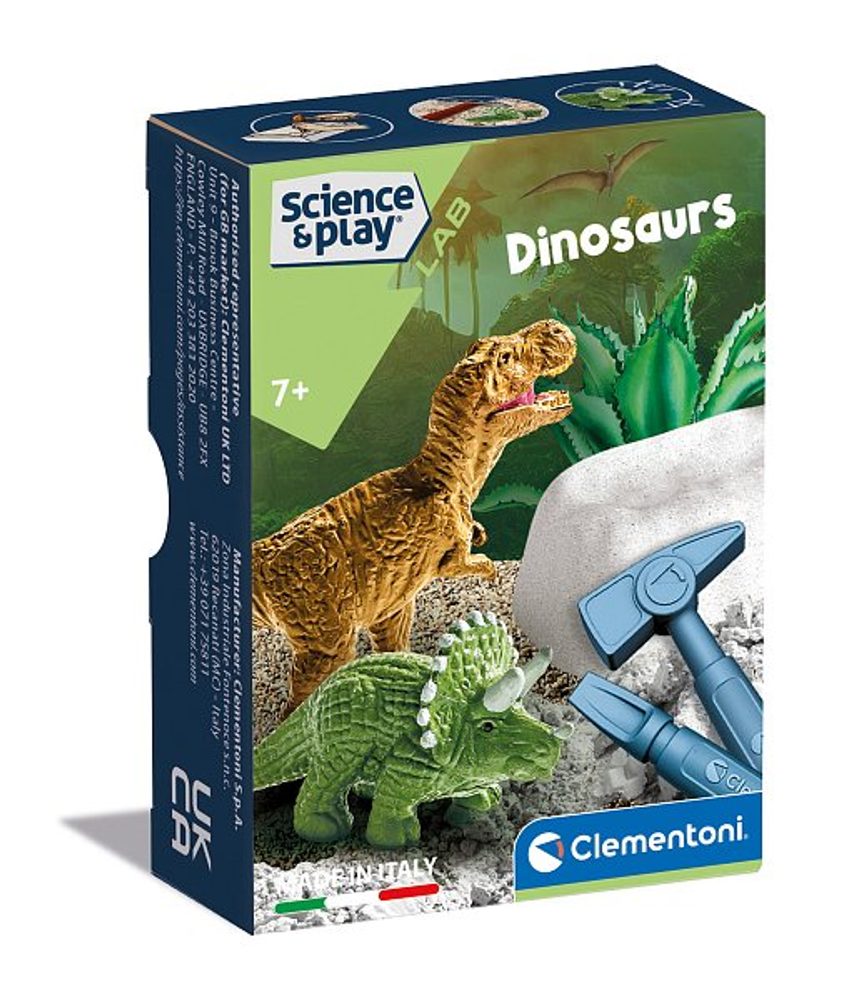Levně CLEMENTONI SCIENCE - Mini sada, Vykopávky - Dinosauři