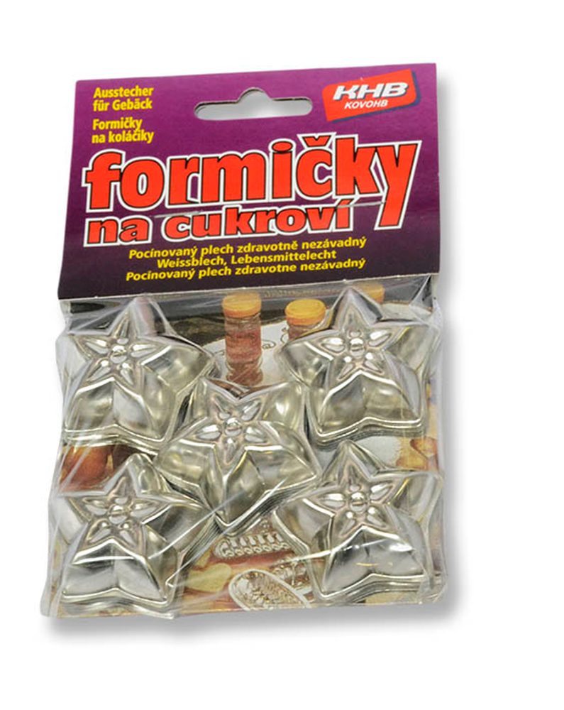 Levně form.Hvězdička mini, 30ks sada, pocín