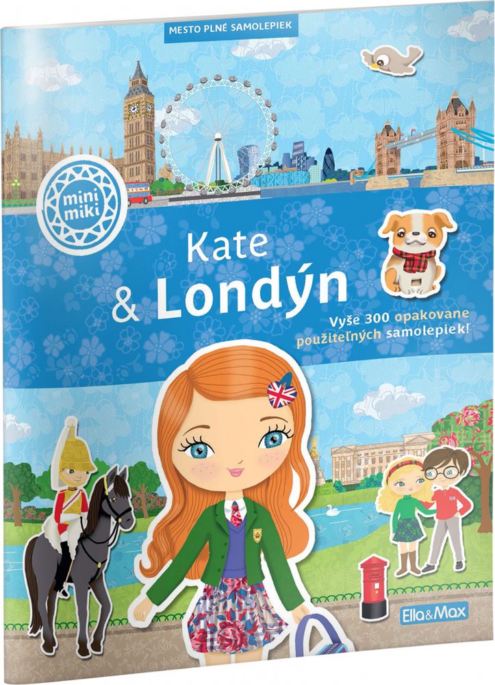 Levně Presco Group KATE & LONDÝN – Mesto plné samolepiek