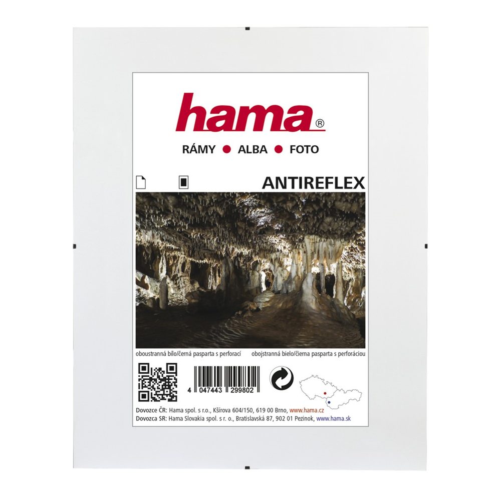 Levně Hama clip-Fix, antireflexní sklo, 21 x 29,7 cm (formát A4)
