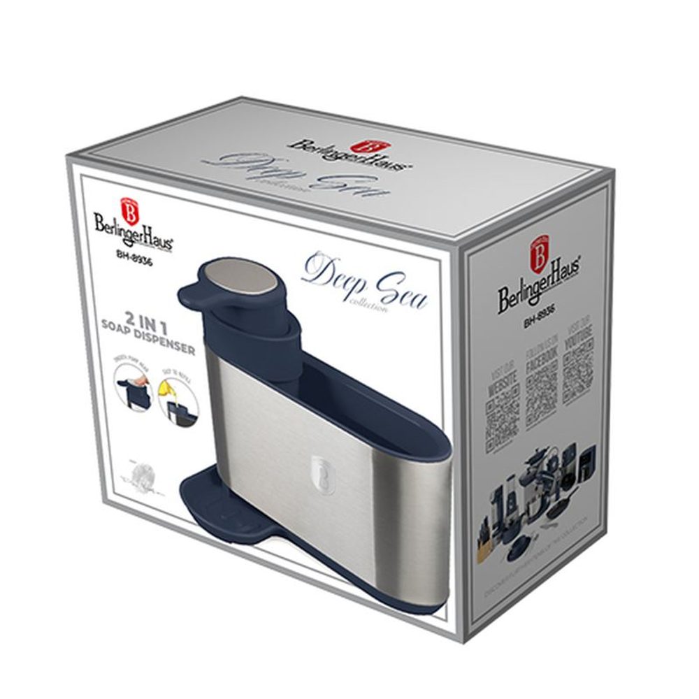 BERLINGERHAUS Dávkovač mycího prostředku 2 v 1 Deep Sea Collection BH-8936