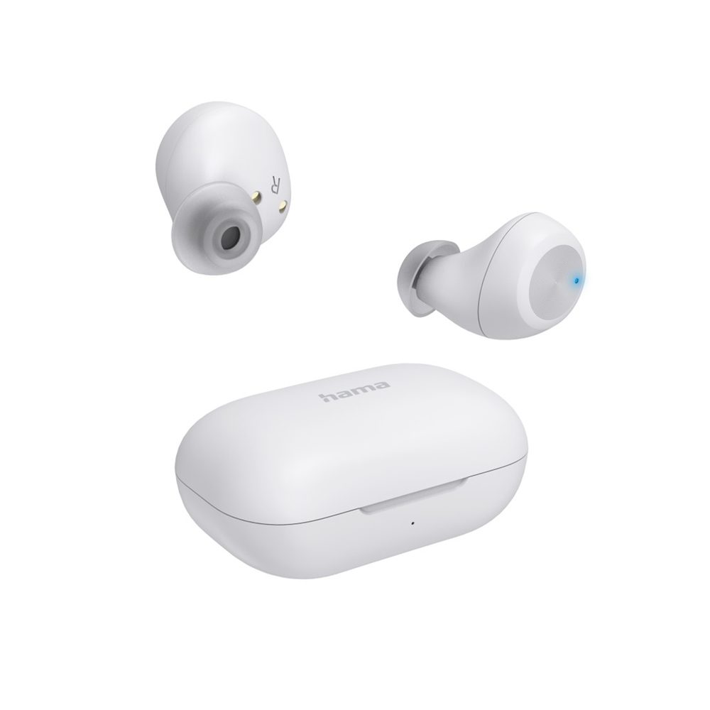 Levně Hama Bluetooth sluchátka Spirit Chop II, špunty, bílá