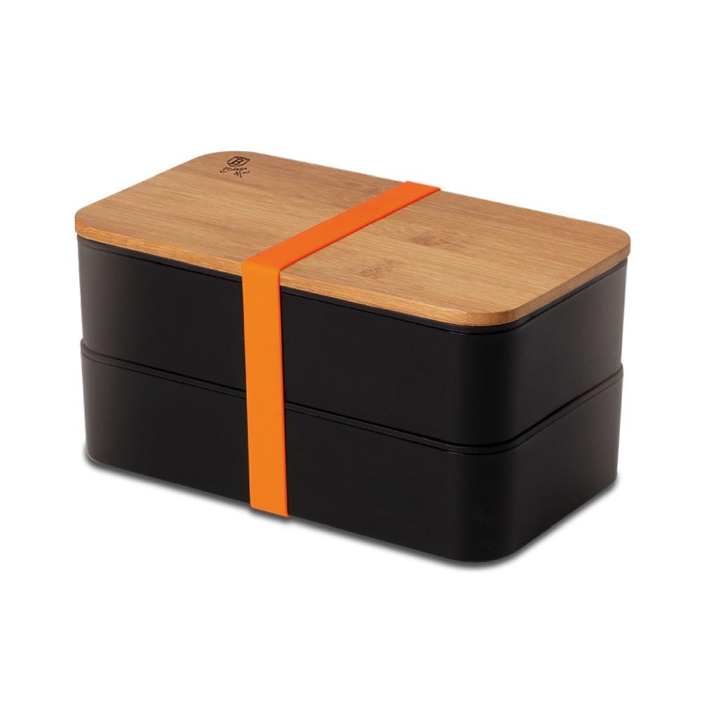 Levně BERLINGERHAUS Svačinový box s bambusovým víkem dvoupatrový BH-7206