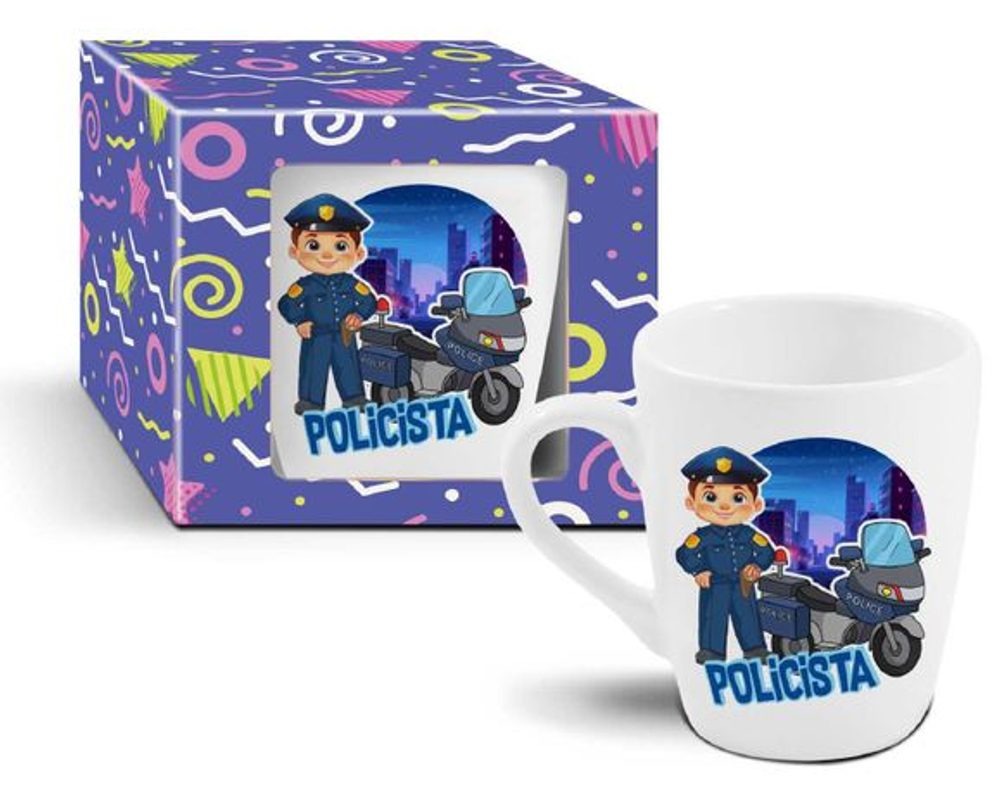 Levně hrnek 340ml POLICISTA moto, dětský, DB, keramika