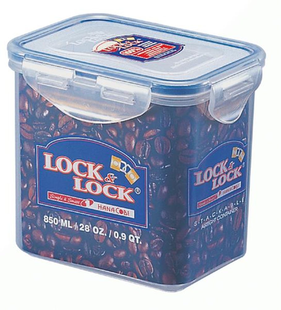 Levně LOCKNLOCK Dóza na potraviny LOCK, objem 850 ml, 9, 4 x 12, 8 x 11, 6 cm