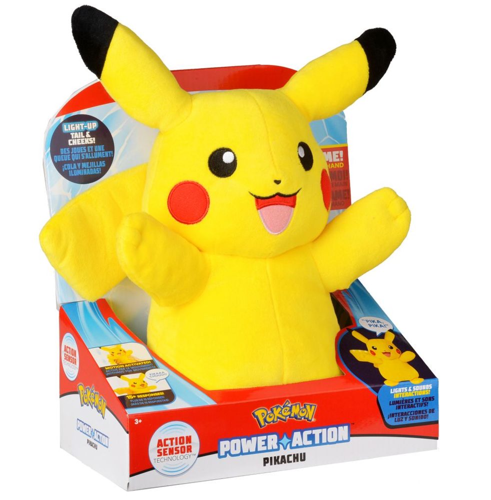 Levně Pokémon Power Action Pikachu - interaktivní plyš NEW