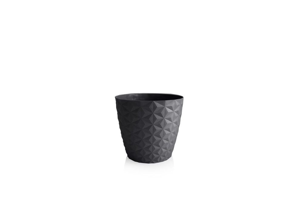 Levně obal d16cm CRYSTAL šedý matný, plast