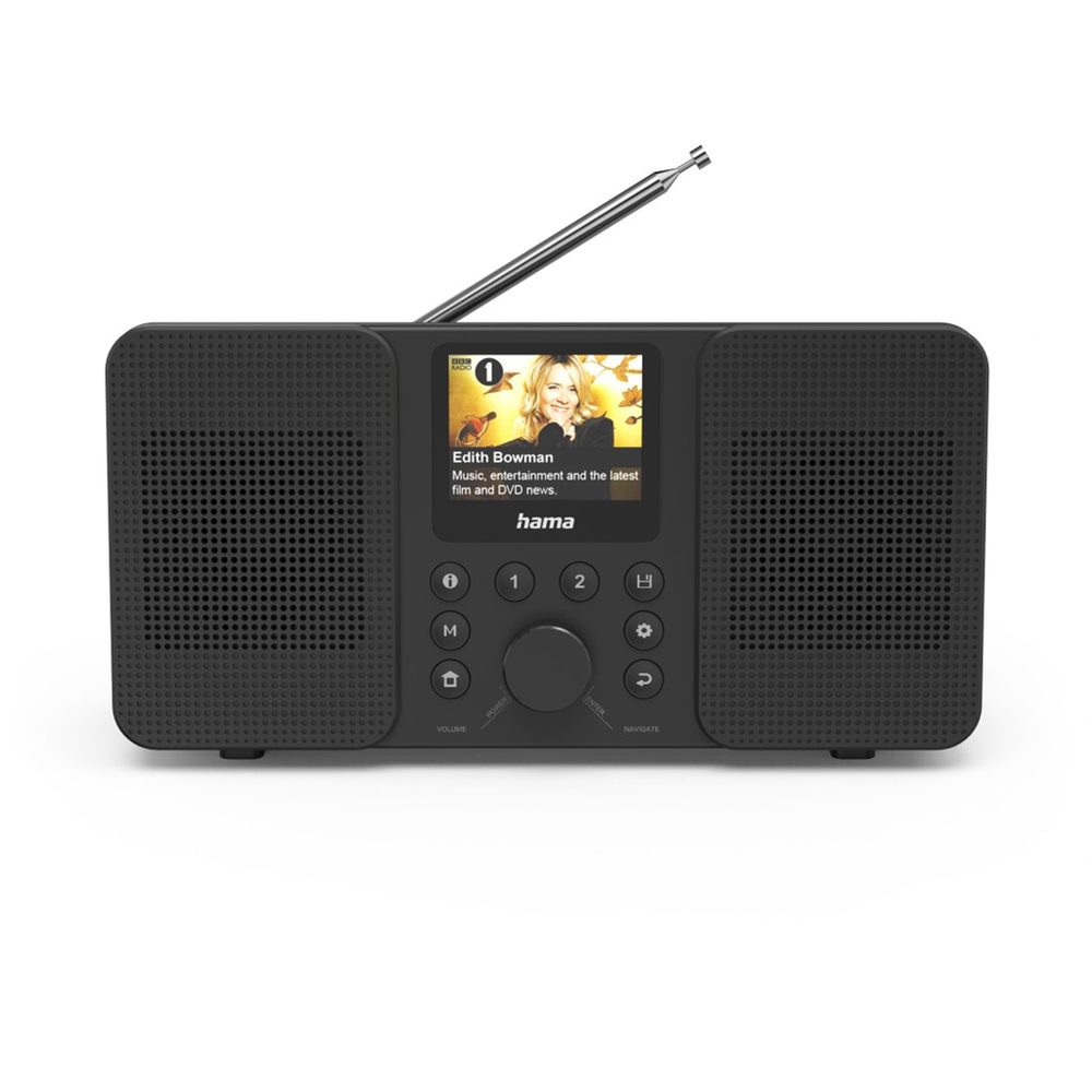 Levně Hama digitální a internetové rádio DIR10, DAB+/FM/Bluetooth, App ovládání