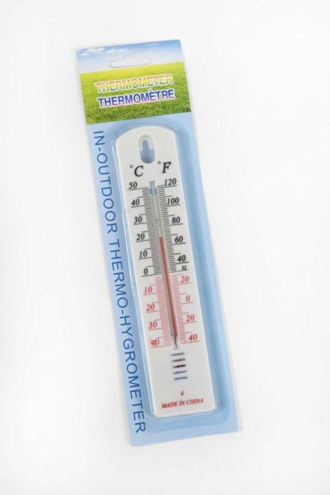 Levně teploměr univ. 20x4,5cm., -40°C+50°C, plast