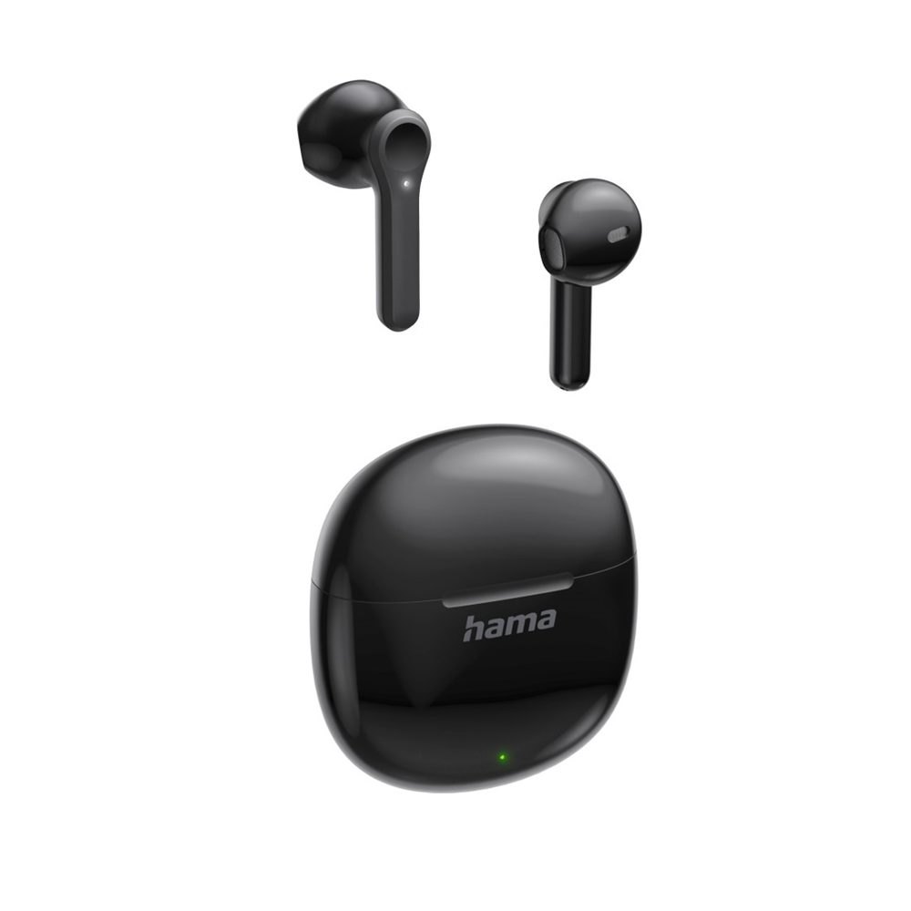 Levně Hama Bluetooth sluchátka Action One, pecky, černá