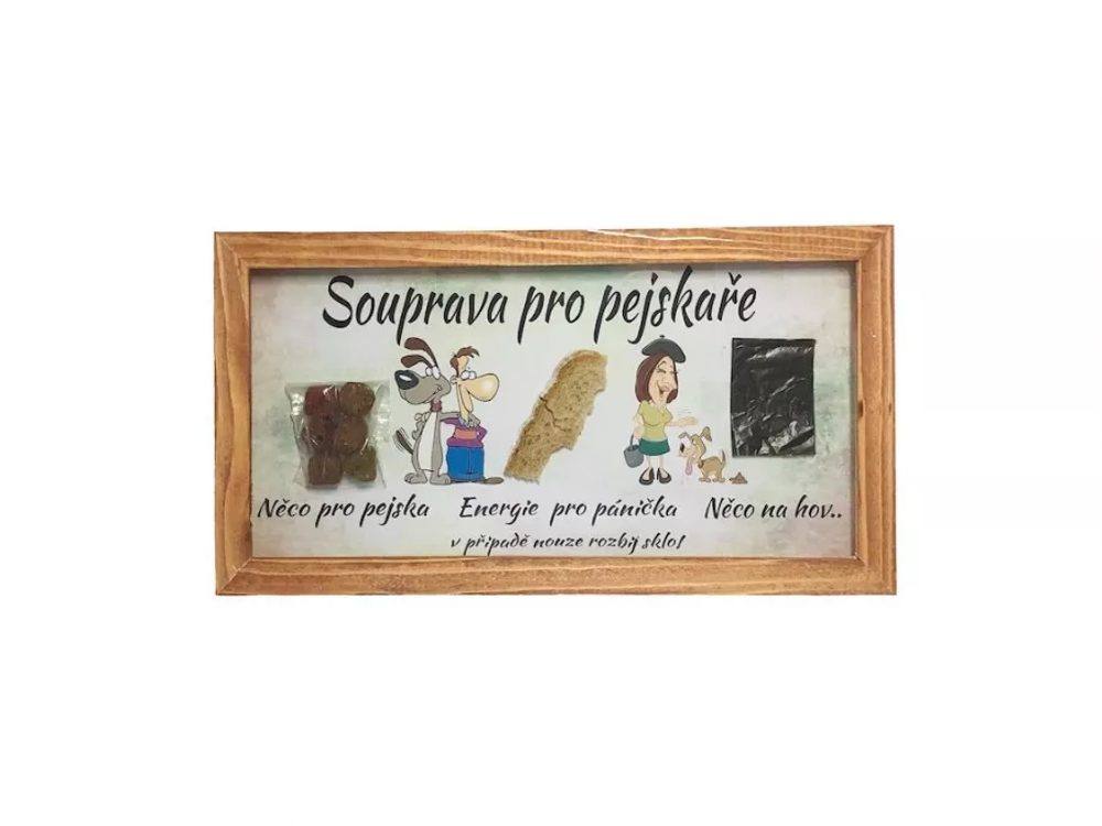Levně Souprava pro pejskaře- rámeček v případě nouze!