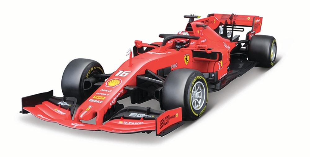 Levně Bburago 1:18 Ferrari Racing F1 2019 SF90 LeClercl