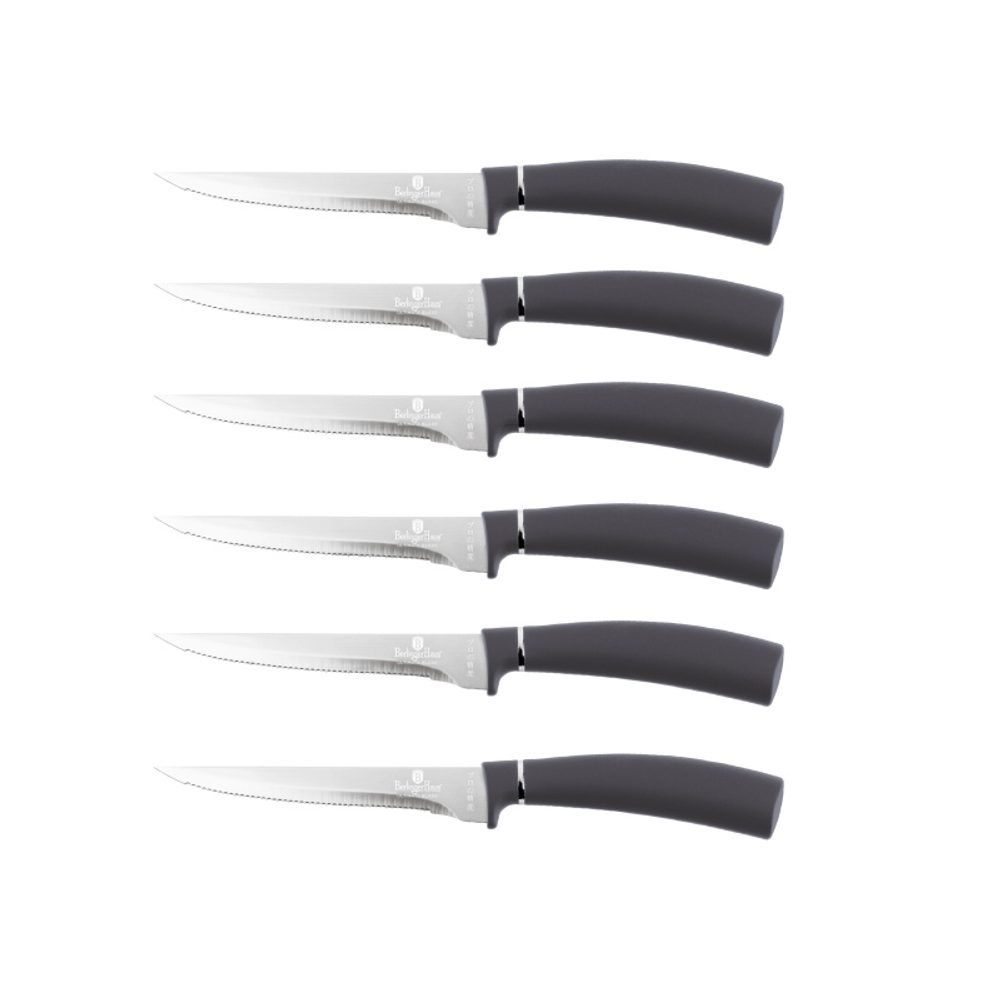 Levně BERLINGERHAUS Sada steakových nožů 6 ks Carbon PRO Line BH-2810