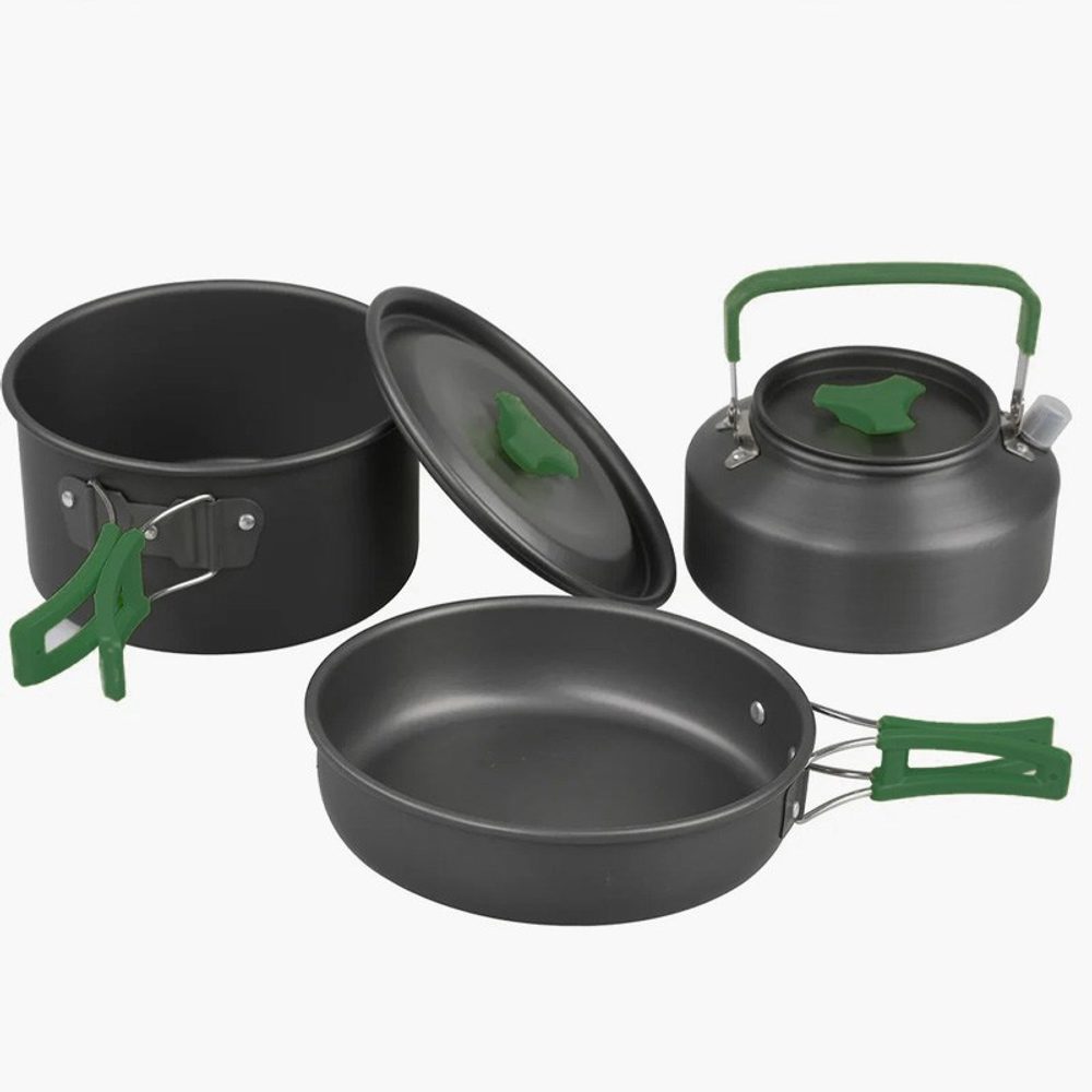 Levně EXCELLENT HOUSEWARE Campingová sada nádobí 3 ks KO-CY5656510