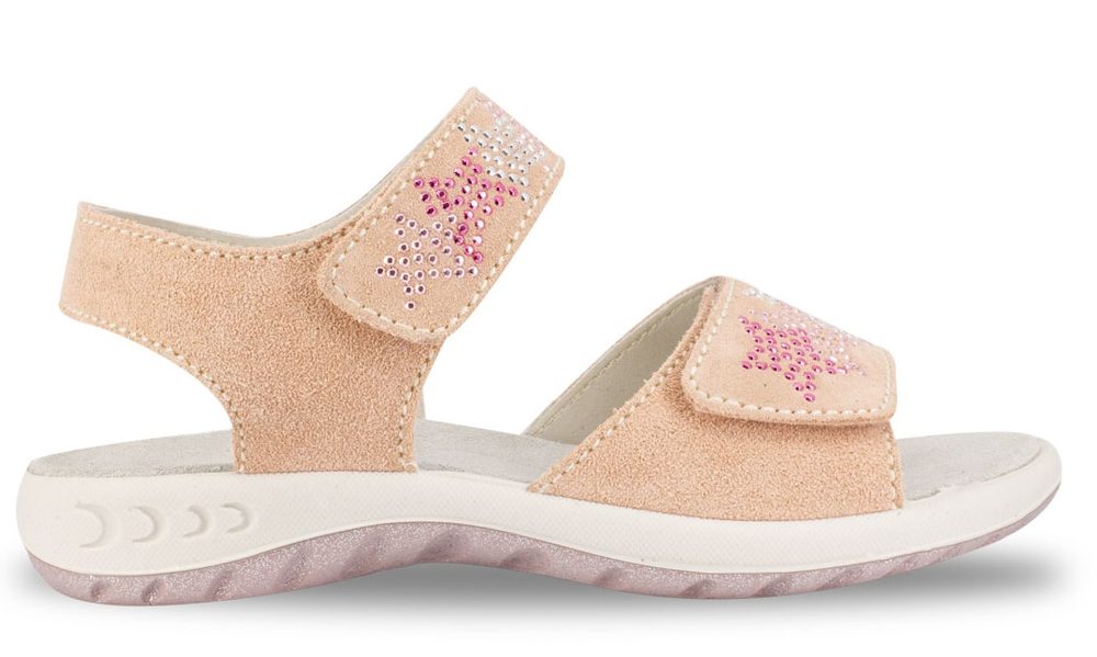 Levně CICIBAN Dětské kožené sandály - Sport ROSA - 28