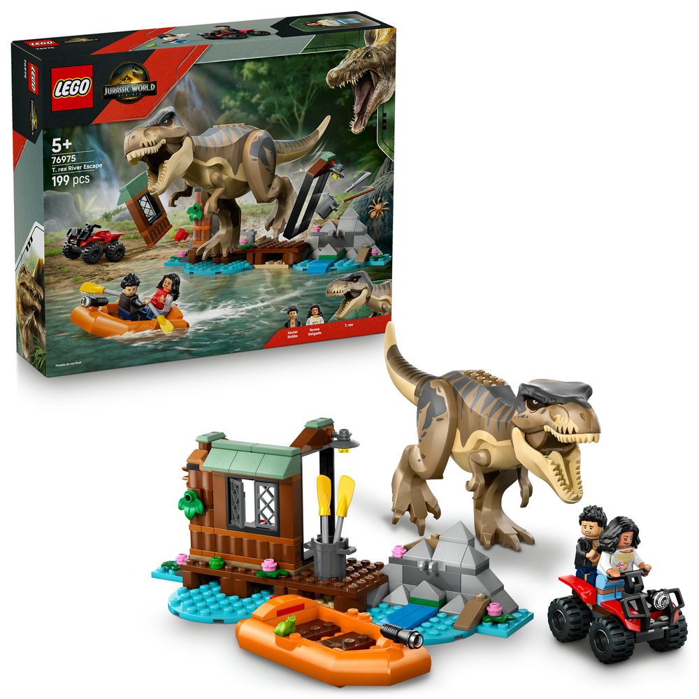 Levně T-rex a útěk po řece