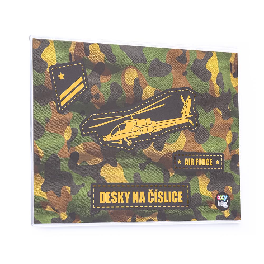 Levně Karton P+P Desky na číslice Helikoptéra