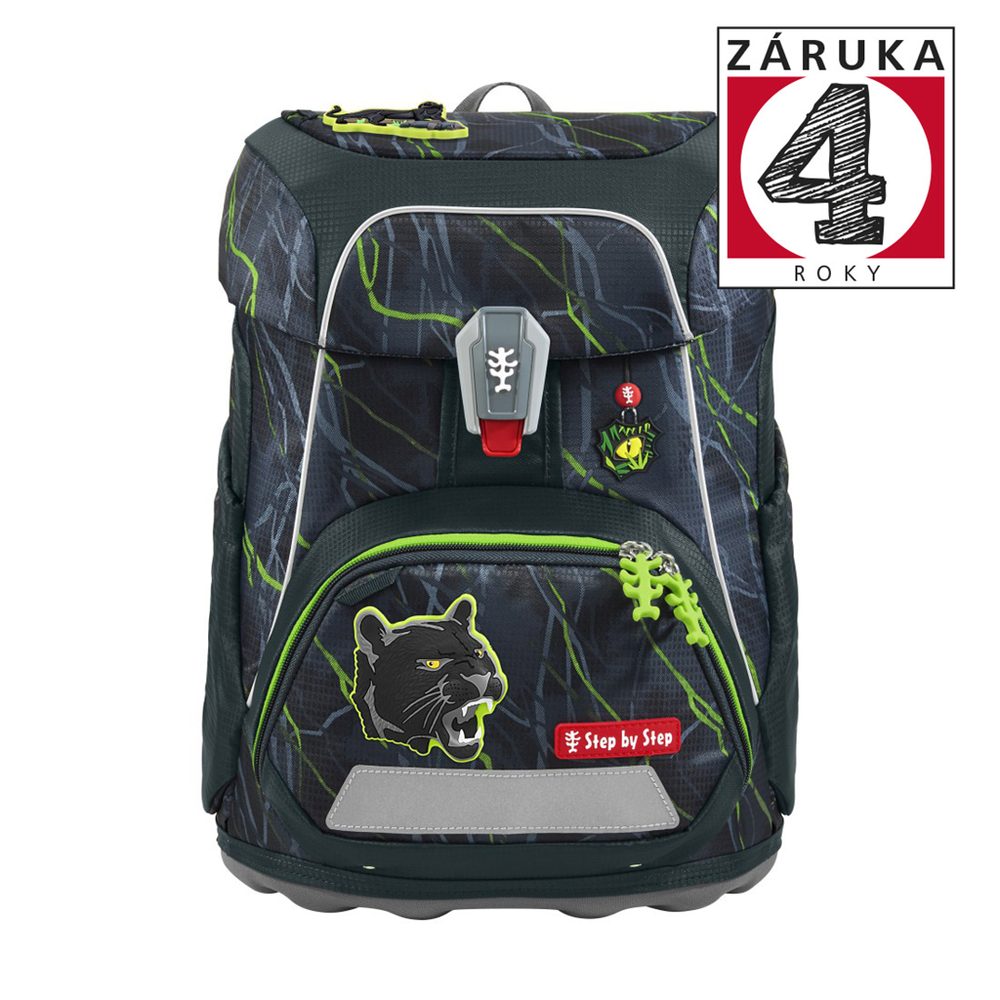 Levně Školní aktovka Step by Step FIT, Danger Cat Chiko, AGR certifikát