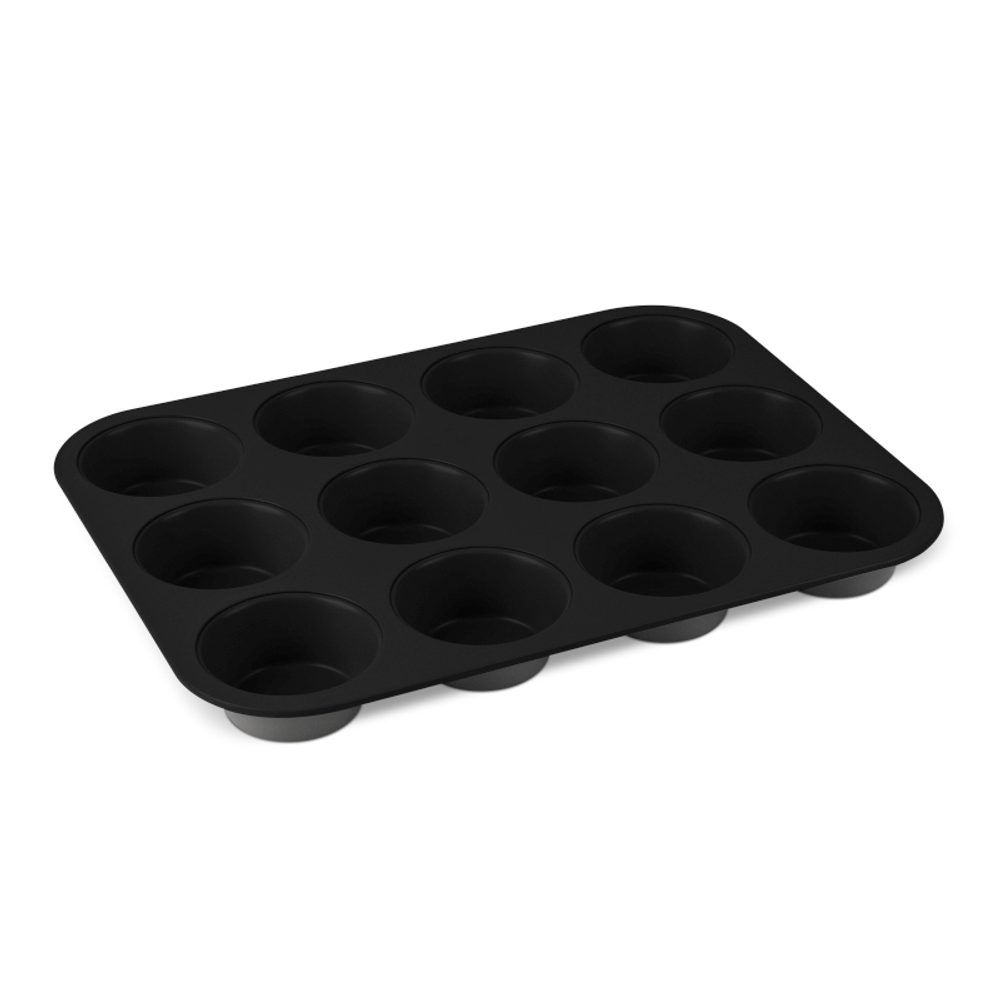 Levně BERLINGERHAUS Forma na muffiny s nepřilnavým povrchem 12 ks Antracit Collection BH-8691