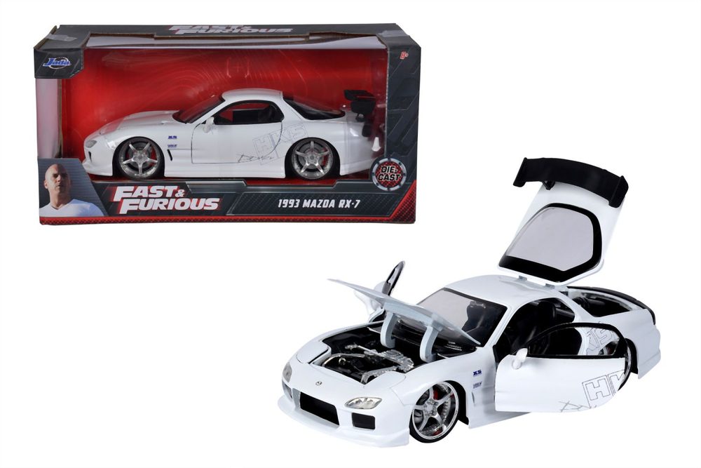 Levně Rychle a zběsile auto Mazda RX-7 1:24