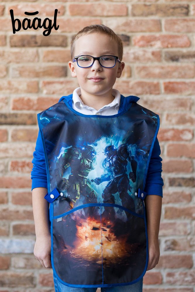 BAAGL Dětská zástěra Roboti (obrázek 5)