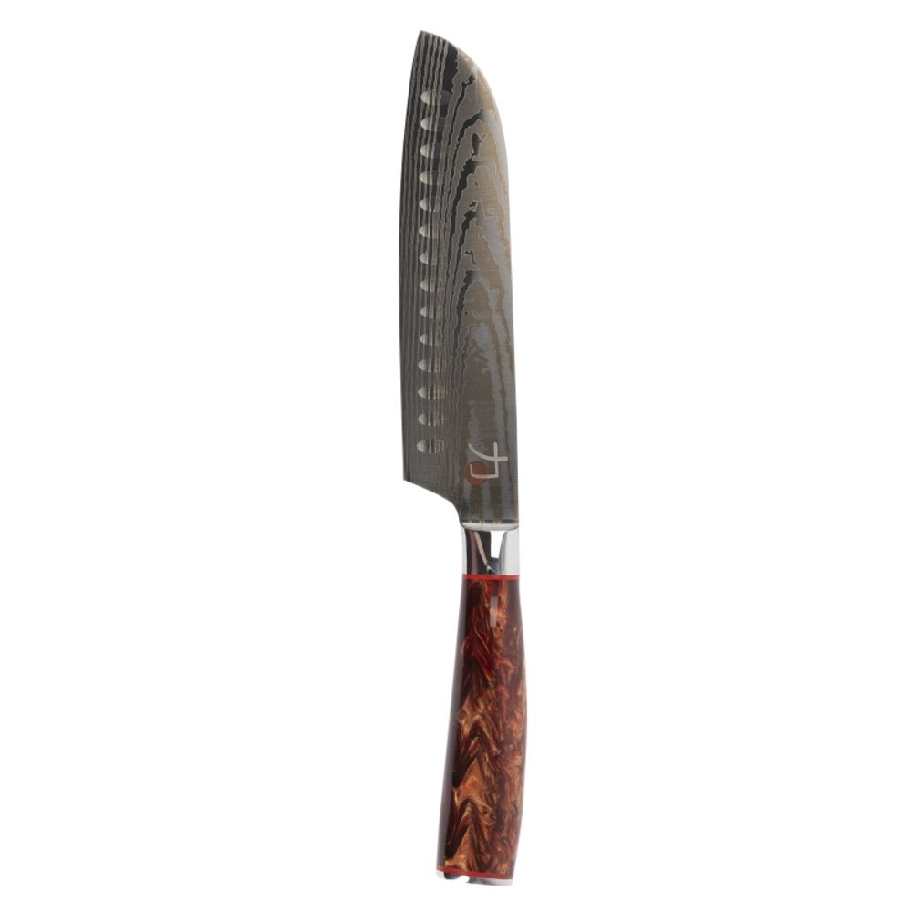 Levně MASTERPRO Nůž Santoku TETSU 17,5 cm nerez BGMP-4128-BR