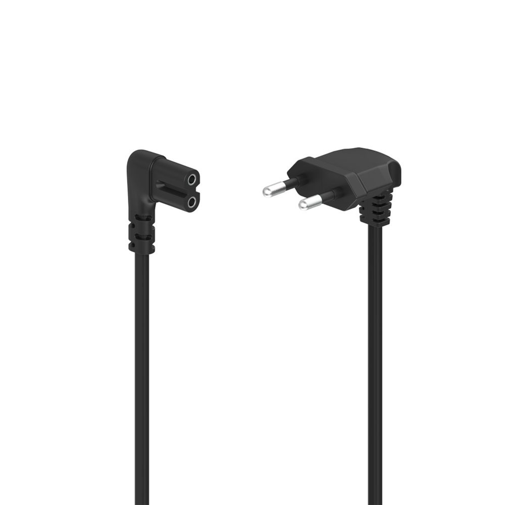 Levně Hama síťový napájecí kabel, kolmé euro vidlice, 3 m