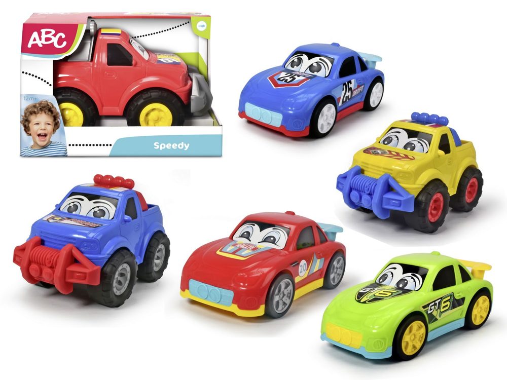 Levně ABC Speedy auto 27 cm, 6 druhů