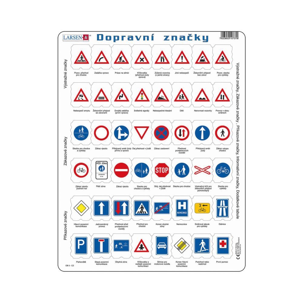 DOPRAVNÍ ZNAČKY 48 d. EDU Puzzle