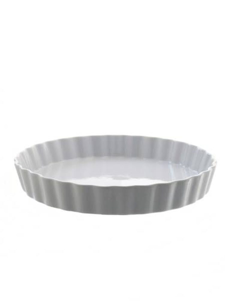 Levně forma koláč d28cm, bílý porcelán